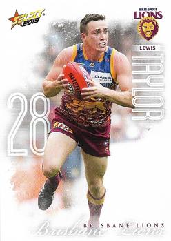 2019 Select Footy Stars #28 Lewis Taylor Front